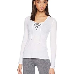 Alo Yoga Women's Interlace Long Sleeve Top